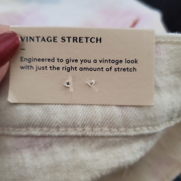 Universal Thread High Rise Vintage Straight Crop Tie Dye Jean - Picture 8 of 10